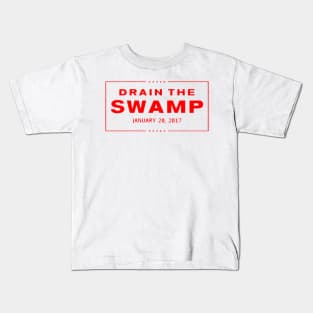 drain the swamp Kids T-Shirt